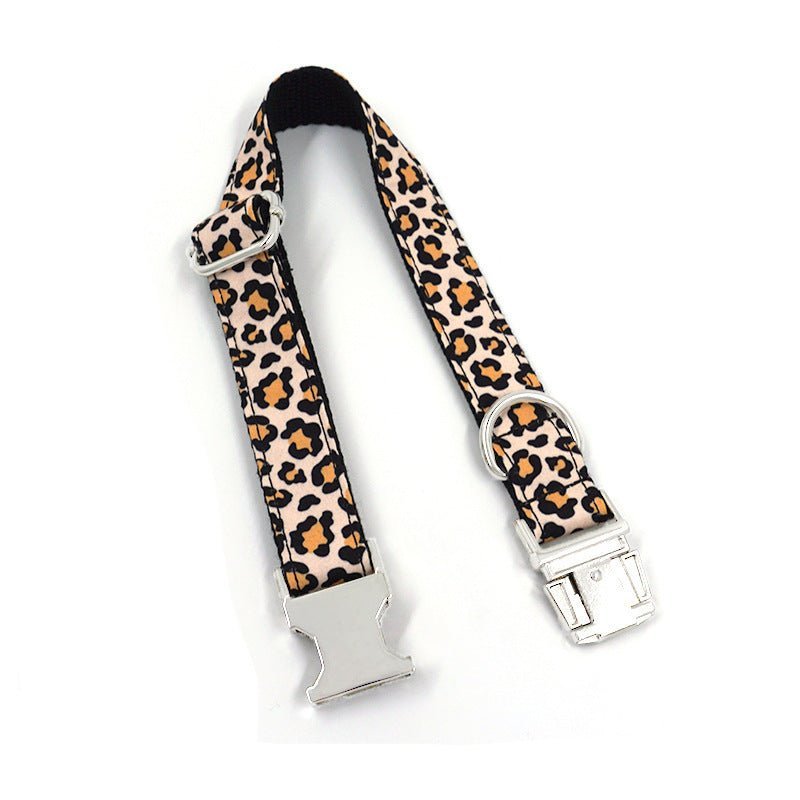 Leopard Print Pet Collar - PetAccessoryPalace