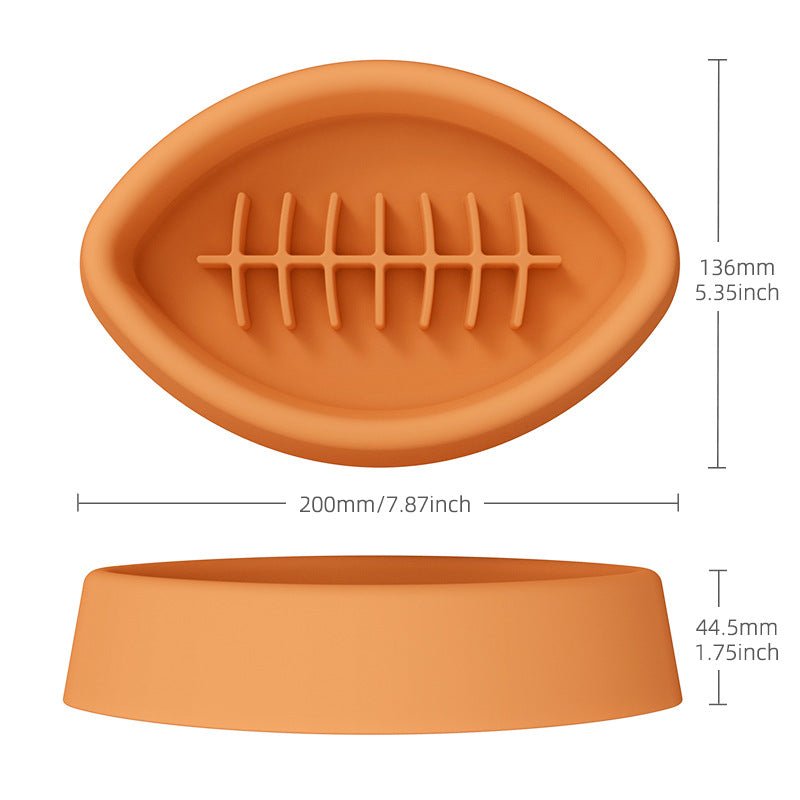 Silicone Pet Anti - choke Slow Feeding Bowl With Suction Cup - PetAccessoryPalace