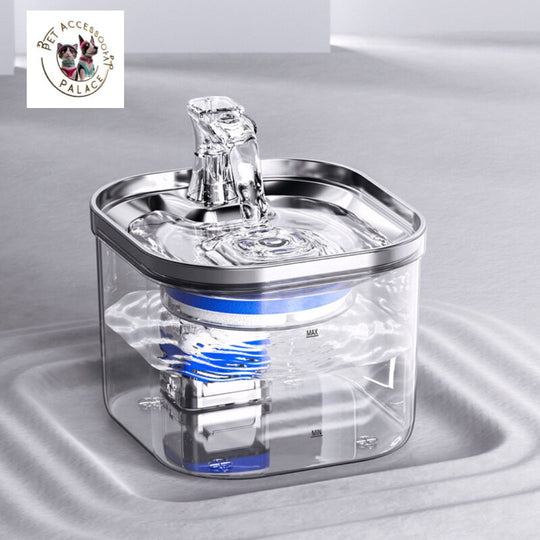 Stainless Steel Pet Water Fountain - PetAccessoryPalace